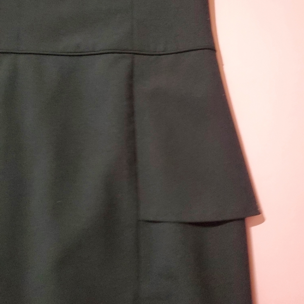✨️ Banana Republic Black Formal Peplum Pencil Dress Work Professional ✨️ - Picture 3 of 8